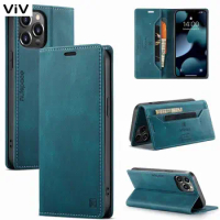 Leather Case For Iphone 13 Pro Max Mini Magnetic Flip Luxury Silicone Wallet Back Phone Cover On For Iphone 13 Mini Pro Bag