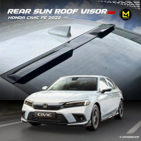 Honda Civic 2022 To 2026 Civic FE Rear Window Roof Visor RS Top Spoiler Rear Sun Roof Visor Car Exte