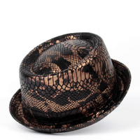 12Stlye หนังผู้ชาย Fedora หมวกแบนหมูพายหมวกสำหรับสุภาพบุรุษพ่อกะลา Porkpie แจ๊สหมวกบิ๊ก4ขนาด SML XL6999