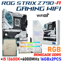 ASUS ROG STRIX Z790-A GAMINNG WIFI Motherboard LGA 1700 Intel Z790 With Intel Core i5 13600K CPU Kit+Kingston RAM 6000MHz 32GB