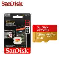 Sandisk Micro SD Card Extreme A2 A1 V30 SDXC Flash 32GB 64GB 128GB 256GB 512GB 1TB MicroSD Card 190M