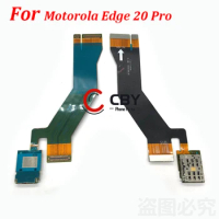 Main Board Motherboard Connector Flex Cabl For Motorola Edge 20 Pro Main Flex Cable with Sim Card Reader Repair Parts