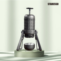 【沐湛咖啡】新版 STARESSO 第三代 免插電 攜帶式 義式咖啡機 公司貨保固一年