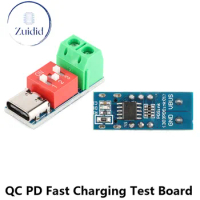 PDSink PD Decoy QC PD Fast Charging Test Board USB Type-C PD 2.0 3.0 BC 1.2 Adjustable Voltage 5-20V Dial Code Adjustment CH224