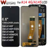 6.6" For Samsung Galaxy A14 4G LCD Display Touch Screen Digitizer For Samsung A14 LTE For Samsung A145F A145P A145M LCD Screen