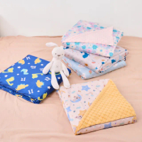 【PeNi 培婗】精梳棉兒童荳荳毯120x150cm 安心豆毯(午睡被 沙發蓋毯 冷氣毯)