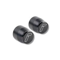 Jalu Bar End Rizoma Model Zelioni Universal - Black