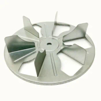 motor blade metal fan blade blower motor fan blade replacement air blower fan blades oven fan motor replacement part 150*34*8mm
