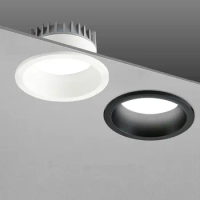 Dimmable Recessed Dimmable LED Downlights 7w 9w 12w 15w 18w 20w 24w Deep Anti-glare COB Ceiling Lamp Spot Lights AC90-260V