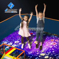 AR Trampoline Floor Interactive Projection Games Kids Children's Park