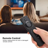 Replaceable Black Voice Remote Control Voice Bluetooth Remote Control for Fire TV Stick 4K Smart TV 