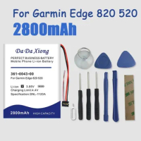 DaDaXiong 2800mAh 361-00043-00 Battery for Garmin Edge Explore 820 Edge520 500 200 205 GPS Edge520 Plus