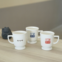 【沐湛咖啡】KALITA 日本昭和復古陶瓷高台杯 陶瓷馬克杯 咖啡杯 200ml