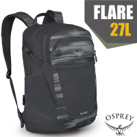 美國 OSPREY FLARE 27 多功能日用通勤電腦背包27L.雙肩後背包.休閒背包_馬賽克灰 R