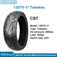 Motorcycle 130/70-17 Tubeless Tire 17 Inch Non-slip Thickened Vacuum