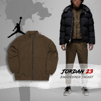 Nike 外套 Jordan 23 Engineered Jacket 男款 咖啡 雙向拉鍊 透氣 抗水 長袖 DQ8074-385