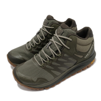 Merrell 戶外鞋 Nova 2 Waterproof 男鞋 中筒 登山 越野 耐磨 黃金大底 綠 黑 ML035581