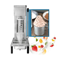 2021 Real fruit swirl ice cream blender/frozen yogurt swirl ice cream mixer/swirl freeze ice cream Free CFR by Sea