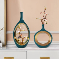 New Chinese enamel color tabletop vase ornaments