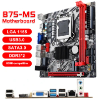 B75-MS Motherboard Support LGA 1155 USB3.0 SATA3.0 Mainboard Max Capacity 16GB RAM Memory NVME M.2 WIFI HD VGA USB SATA 2.0 3.0