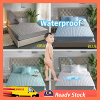 Ready Stock Local Power Waterproof Queen Mattress Protector Fitted Sheet Topper Single/Queen/