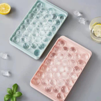 Ice Boll Hockey PP Mold Frozen Whiskey Ball Popsicle Ice Cube Tray Box Lollipop Making Gifts Kitchen Tools Accessories