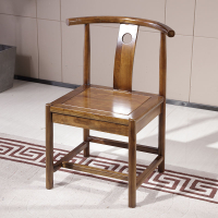 太師椅 整裝茶桌椅實木圍圈書椅子中式皇宮椅仿古榆木官帽禪椅太師椅靠背『CM47311』