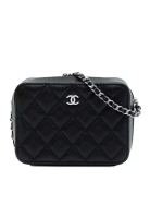 CHANEL 二手香奈兒雙C菱格紋魚子醬相機包