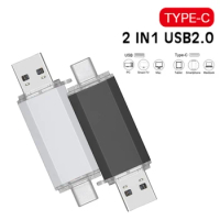 OTG USB Flash Drive Type C Pen Drive 128GB 64GB USB Stick 2.0 Pendrive for Type-C Device