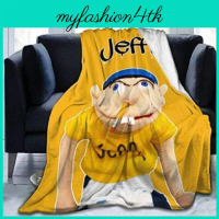 Sml Jeffy Printed Throw Blanket With Lightweight Design For Relaxation