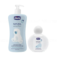 【Chicco】【原生脂保養香香組】原生脂嬰兒柔緻乳液500ml+嬰兒柔緻香水100ml