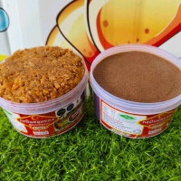 กะปิแหลมทองสูตรกะปิหวานและแกงละเอียดได้น้ำพริกได้ขนาด 410 กรัม 2 ปุก 118 บาท