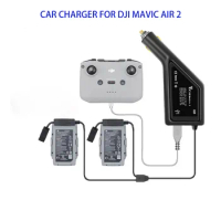 3 in 1 Car Charger For DJI Mavic AIR 2/AIR 2S Two Batteries &amp; Remote Control Charging Hub for DJI Mavic AIR 2 Drone Accessories
