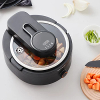 Electric wok kitchen cook robot Cooking wok with lid multi-function non-stick pans Stir-Frying pot Machine Joyoung cooker 1200w
