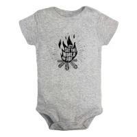 Set the World on Fire Sketchy Science Make Today Amazing Newborn Baby Girl Boys Clothes Short Sleeve Romper Outfits 100% Cotton