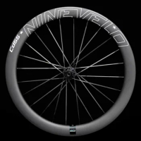 9VELO CD55 21H/24H Carbon spoke bicycle Wheels 9VELO Tubeless Wheelset Carbon Spoke road disc brake 36 ratchets