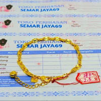 gelang tangan pecah kopi gelang tangan dewasa lengkap dengan surat