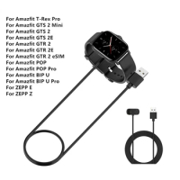 Charging Cable For Amazfit GTS 2 Mini/T-Rex Pro/GTR 2 2e /GTS2 Charger Cradle For Amazfit Bip U 3 /POP/Zepp E /Amazfit GTR2