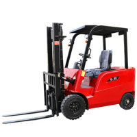 Full electric forklift 2 tons 1 ton small new energy Ruechi hydraulic lift forklift 4 wheels 3 tons lithium electric truck