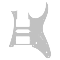 Pleroo Customize Guitar Parts - For MIJ Ibanez RG750 Pickguard Humbucker HSH Pickup Scratch Plate, Transparent