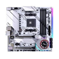 X570 Motherboard CVN X570M GAMING FROZEN V14 AM4 Socket for Ryzen 5800X 5950X /4000 PCI-E4.0 Slightly Used very good exterior
