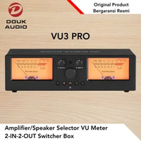 Douk Audio VU3PRO Amplifier/Speaker Selector VU Meter 2-IN-2-OUT Switcher Box