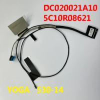 New Original Laptop LCD Cable For Lenovo Yoga 530-14ARR 530-14IKB LCD Screen LVDS Cable DC020021A10 5C10R08621