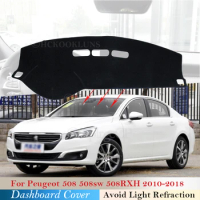 Dashboard Cover Protective Pad for Peugeot 508 508sw 508GT RXH 2011~2018 Car Accessories Dash Board Sunshade Carpet Anti-UV 2017