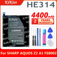 KiKiss 4400mAh Replacement Battery HE314 for SHARP AQUOS Z2 A1 FS8002 Mobile Phpne Batteries