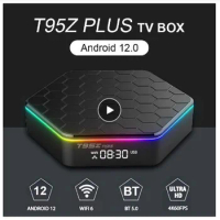 20PCS T95Z PLUS H618 Android 12.0 Smart TV BOX Allwinner H618 2.4G/5G Dual Wifi6 H618 Quadcore BT5.0 6K Set Top Box VS X98Q