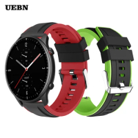 22mm Silicone Sport Wristband Strap For Huami Amazfit GTR 2 Band Bracelet 47mm Stratos 3 Watch bands