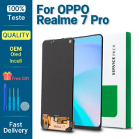 6.4 "Premium For OPPO Realme 7 Pro LCD Display Touch Screen Digitizer For Realme 7 Pro Lcd With Frame Screen Assembly RMX2170