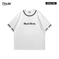"T-shirt Kaos Pria Wanita lengan pendek motif ""BISALO MERCH"" combed printing Digital Soft Distro B