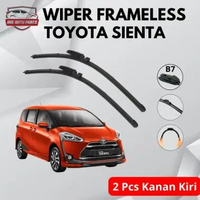 Wiper Depan Frameless Khusus Mobil Toyota Sienta Konektor B7 Sepasang Kanan dan Kiri
